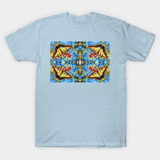 Digital Butterfly Design T-Shirt